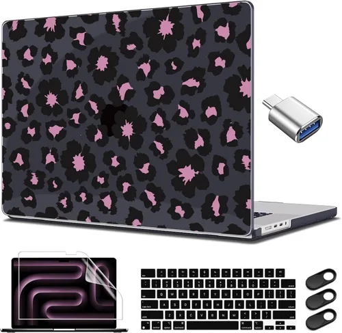 Vista 13 de CISSOOK Funda para MacBook Pro de 14 pulgadas 2025-2021 Release M5 A3434 M4 A3401 A3112 A3185 M3 A2918 A2992 M2 A2779 M1 A2442, carcasa rígida
