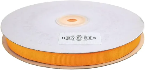 Vista 9 de Homeford Cinta de grogrén macizo, 50 yardas (1-1/2 pulgadas, oro antiguo)