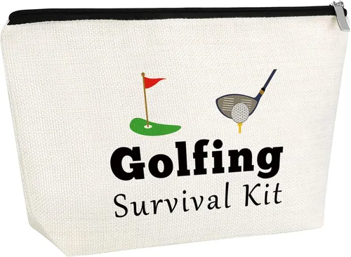 Vista 8 de Bolsa de maquillaje para la temporada de regreso a clases, regalo de agradecimiento para los amantes del golf, miembros del entrenador
