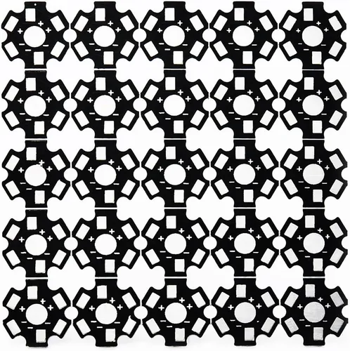 Vista 2 de CHANZON 25pcs 1W 3W 5W LED Disipador de calor (2 pin negro) Placa base de aluminio Panel de placa de circuito PCB sustrato 0.787 in estrella DIY 2