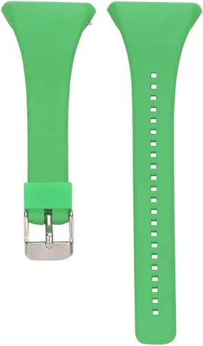 Vista 3 de Watch Strap compatible with Polar FT4,Adjustable Silicone Sports Strap Replacement Band for Polar FT7 Smart Watch Negro y verde