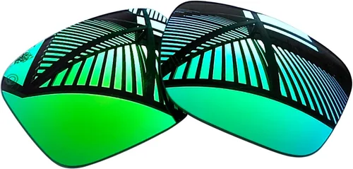 Vista 6 de 5 pares de lentes de repuesto para gafas de sol Oakley Holbrook XL OO9417 - negro sólido+esmeralda+azul hielo+rojo fuego+titanio