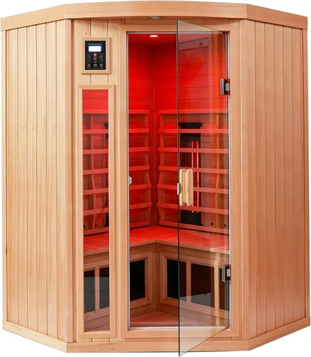 Vista 10 de Respaldo universal para sauna en forma de S (madera de cicuta canadiense premium)