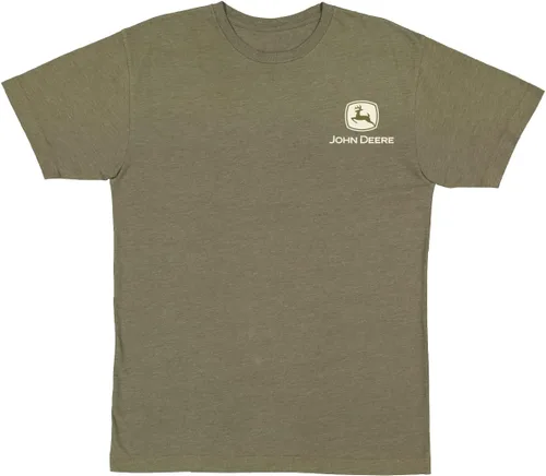 Vista 2 de John Deere Camiseta de manga corta resistente de granja para hombre