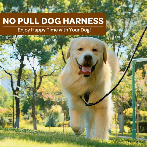 Vista 7 de FURRYFECTION Arnés a cuadros para perros pequeños Arnés reflectante sin tirones para mascotas Arnés ajustable para perro sin estrangulamiento
