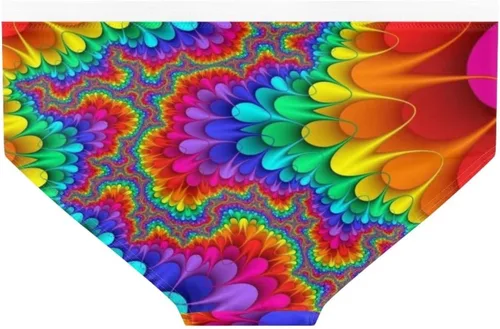 Vista 4 de YEXIATODO Paquete de ropa interior 100% algodón para mujer, ropa interior agradable al tacto para niñas
