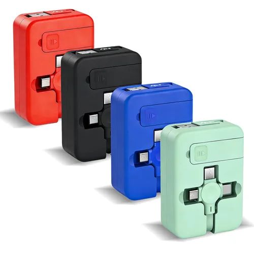 Vista 9 de Gartmost 6 unidades 3 en 1 retráctiles múltiples cargadores rápidos Cable a granel (3.28 pies) con USB C/Micro USB/L y soporte para teléfono