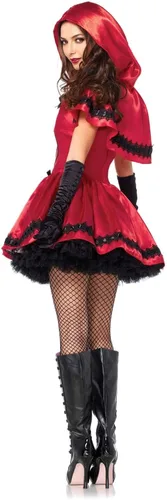 Vista 4 de Leg Avenue – Disfraz de Caperucita Roja Gótica adulto para mujer