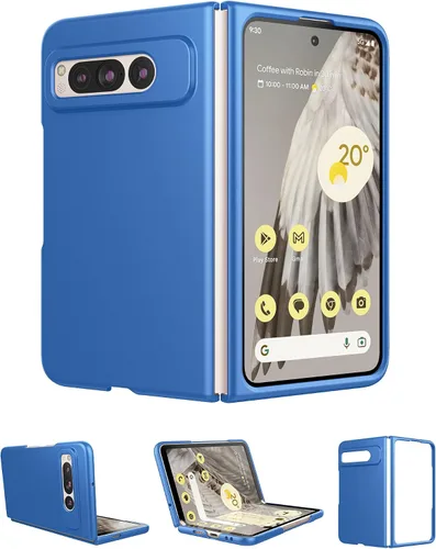 Vista 11 de Foluu Funda para Google Pixel Fold 2023, ultrafina y delgada de PC mate con agarre antideslizante, cubierta protectora completa de protección