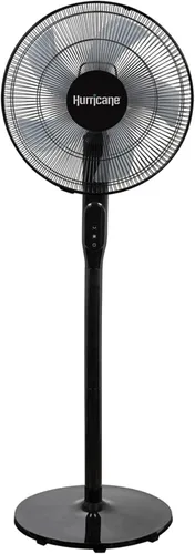 Vista 12 de Hurricane Pro Ventilador de pie oscilante de metal de alta velocidad con configuración de 3 velocidades, 20" - Unidad de pedestal de enfriamiento
