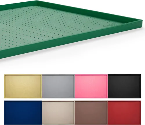 Vista 12 de Hubulk Tapete de alimentación para perros, 100% impermeable, de silicona de grado alimenticio, mantel individual para alimentos y agua para Negro