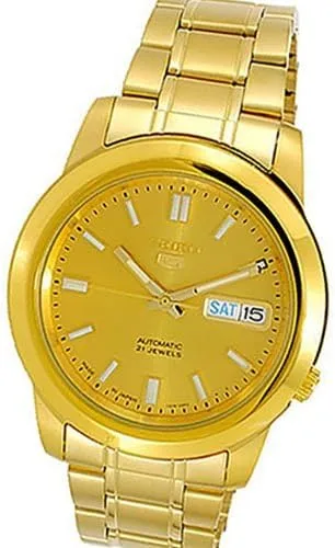 Vista 5 de Seiko Seiko SNKK20J1 - Reloj automático para hombre con esfera dorada Tono dorado