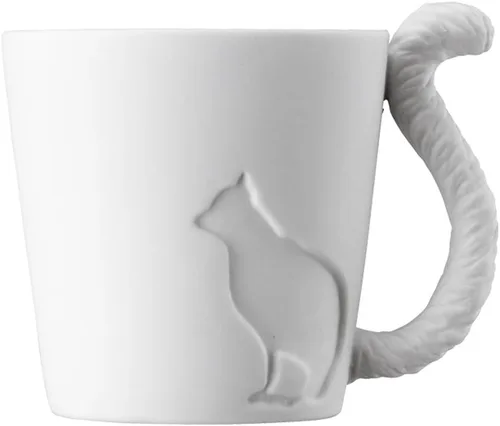 Vista 8 de KINTO 16240 Taza de porcelana de conejo Mugtail