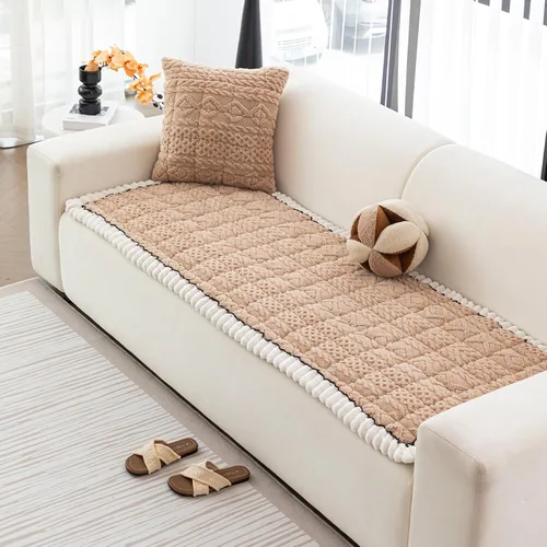 Vista 21 de DREAMINGO Fundas de sofá para mascotas, fundas antideslizantes y mullidas para sofá de perro, lavables geométricas jacquard, protector de cojín 1#