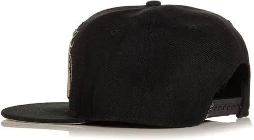 Vista 2 de Sullen Letterhead #9 El Pichi Letras Negro Edición Limitada Snapback Sombrero con estuche, Negro