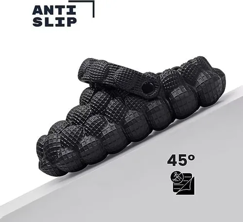 Vista 3 de LEPHYON Sandalias de burbujas para niños Zapatos de pelota de golf Zuecos Gargen para niñas Pantuflas divertidas para niños, cómodas