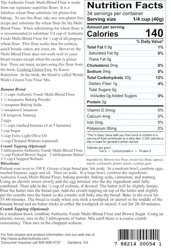 Vista 3 de Mezcla múltiple de harina sin gluten
