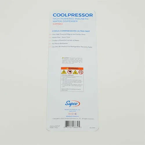 Vista 5 de CPPRO TradeFox Coolpressor Dispensador de agua magnético de alta potencia para enfriar compresores