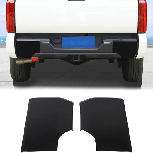 Vista 10 de Protector de parachoques trasero para auto compatible con Toyota Tundra 2022-2025, para guardabarros trasero lateral de camioneta, protector