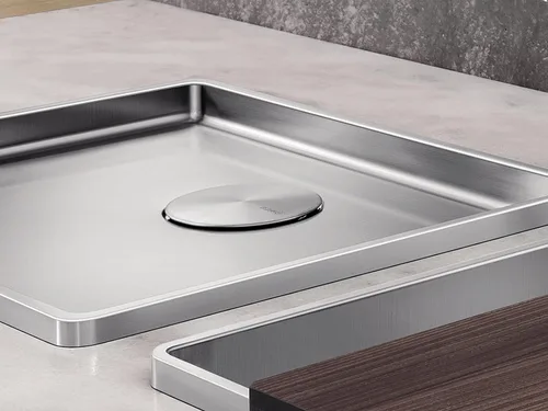Vista 2 de BLANCO, Tapa de drenaje decorativa de acero inoxidable 517666 Cap Flow