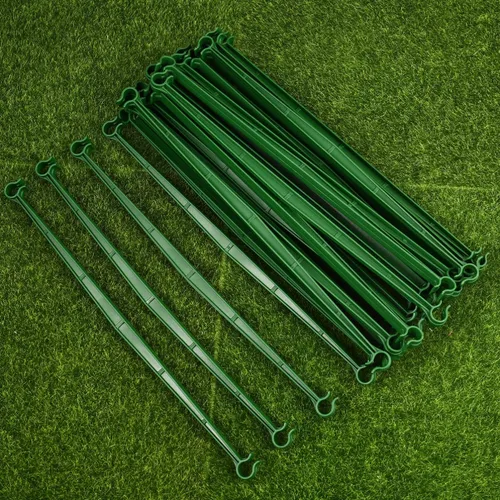 Vista 8 de 48 brazos de estaca para jaula de tomate, conectores de enrejado expandibles de 11.8 pulgadas, conectores de estacas de jardín de 0.433 in