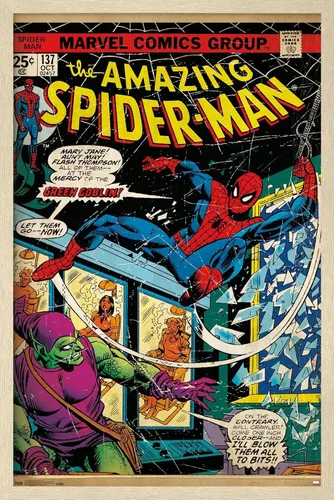 Vista 9 de Trends International Marvel Comics - Spider-Man - Portada #137 Póster de pared, 22.375" x 34", versión premium sin marco