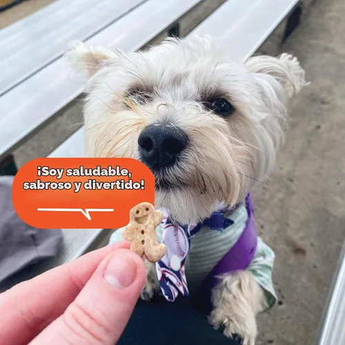Vista 4 de Buddy Biscuits 8 onzas Caja de golosinas crujientes pequeñas para perros hechas con mantequilla de maní natural