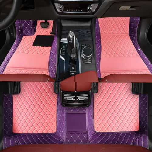 Vista 25 de Alfombrillas personalizadas para automóvil adecuadas para el 99% de automóviles, camiones, SUV, alfombrillas para todo tipo de clima, alfombrillas