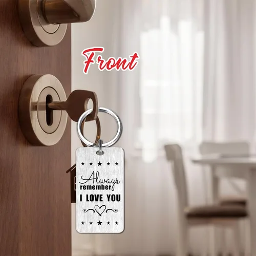 Vista 3 de Valentines Gifts for Daughter In Law- Adult Daughter In Law Valentines Day Keychain-Daughter-In-Law Mother's Day