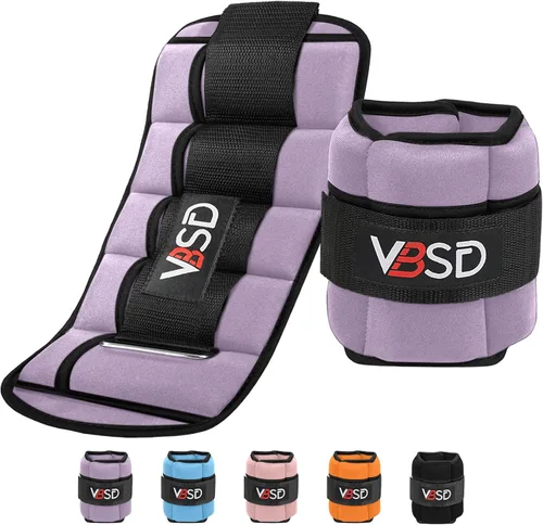 Vista 10 de Adjustable Ankle Weights for Women Men,10lb 1 Pair Leg Weight Straps Negro