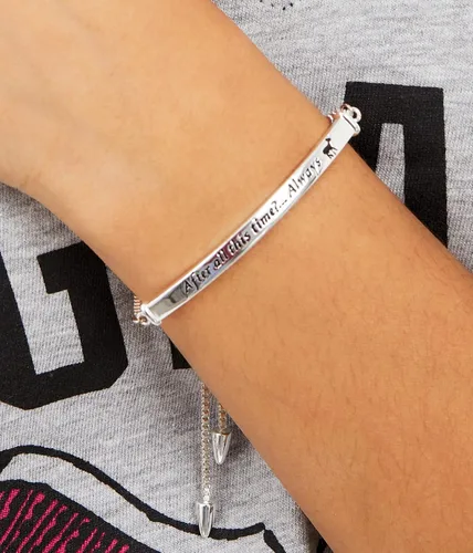 Vista 2 de Harry Potter Womens Bar Lariat Bracelet Silver Plated Gold Plated 85