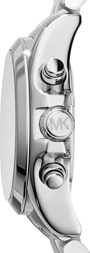Vista 2 de Michael Kors Mini Bradshaw - Reloj cronógrafo de acero inoxidable de 1.417in, MK5798 - Bradshaw Mini