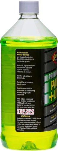 Vista 3 de TSI Supercool Aceite PAG P46-32D 46 Viscosidad con tinte UV 32oz 1 paquete