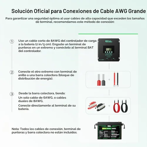 Vista 9 de HQST Controlador de carga MPPT 60A, 12V/24V/36V/48V Auto, con Bluetooth
