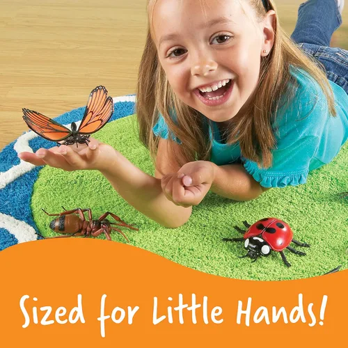 Vista 3 de Learning Resources Insectos jumbo, juguetes de animales para niños, ciencia preescolar infantil, habilidades motoras finas, regalos para niños