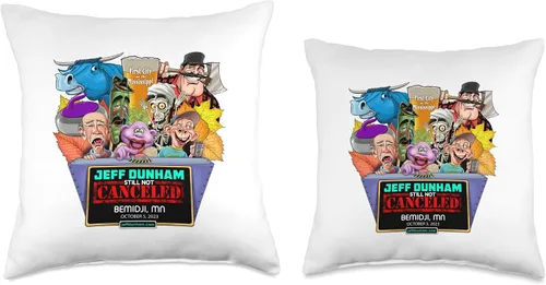 Vista 3 de JEFF DUNHAM Bemidji, MN (2023) - Almohada de 16 x 16 pulgadas, multicolor