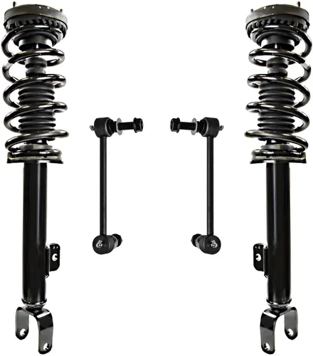 Vista 54 de Detroit Axle - 4 barras estabilizadoras de puntales delanteros para Kia Forte Koup 10-13 12-13 Forte5, puntales y barras estabilizadoras de resorte