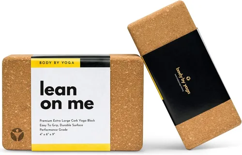 Vista 11 de Cork Yoga Blocks 2 Pack – High Density Non Slip with Select Cork Grain for Chip-Resistant Durability Extra Thick 4” for Support & Stability