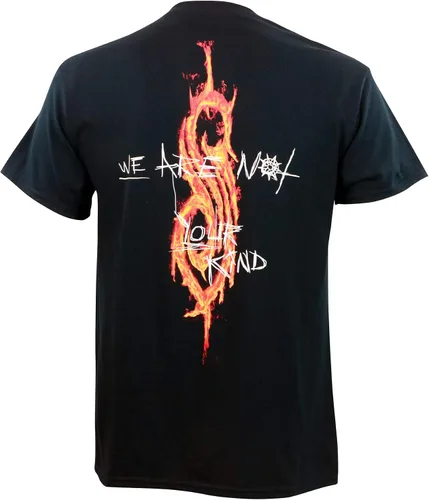 Vista 2 de Slipknot We are Not Your Kind Fire - Camiseta para hombre color negro