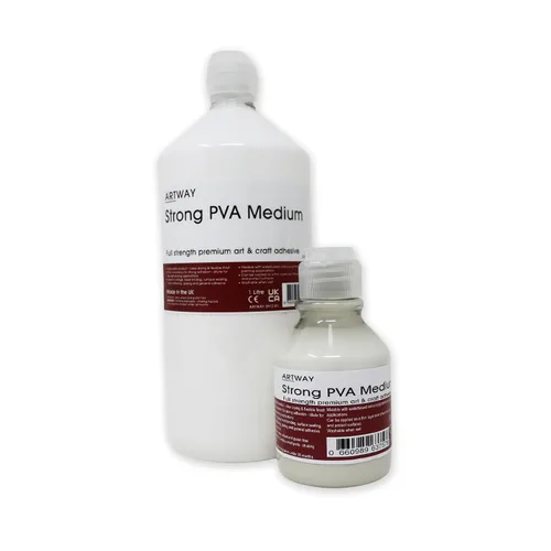 Vista 2 de Artway 2302686 - Pegamento PVA fuerte, 1 litro, color blanco