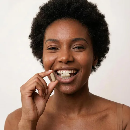 Vista 6 de Black Girl Vitamins - Probióticos vaginales Her Balance - Apoyo diario del microbioma para mujeres - 10 mil millones de UFC Lactobacillus Crispatus