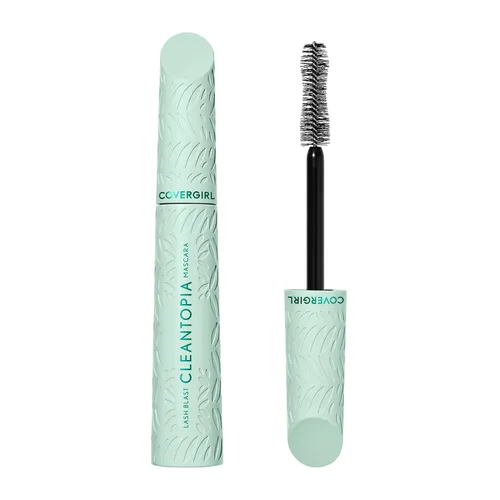 Vista 10 de CoverGirl Lash Blast Cleantopia Mascara - Extreme Black Frost, vegano, voluminizador, ojos sensibles, sin manchas, 0.32 onzas