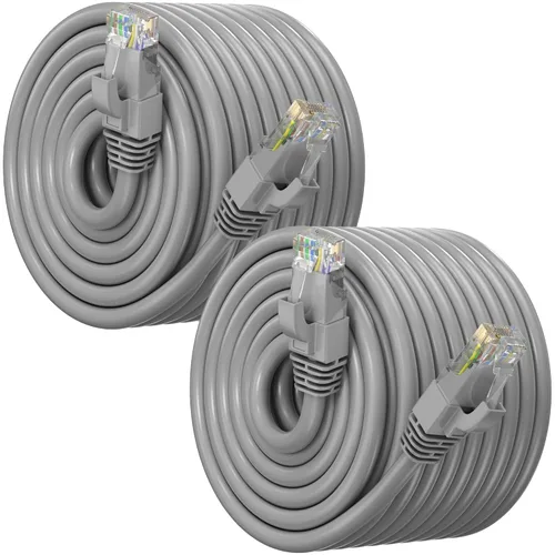 Vista 55 de Maximm Cable Ethernet Cat6, color negro (paquete de 2), cable UTP de 10 Gbps 550 MHz