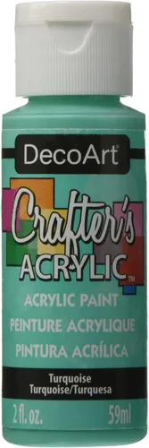 Vista 26 de DecoArt Crafter's Acrílico, de 2 onzas, color azul marino. Oro envejecido