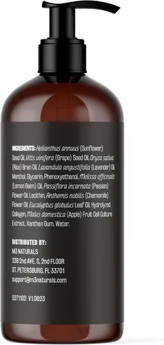 Vista 3 de Aceite de masaje sensual de lavanda con colágeno y células madre, terapia de ajuste de la piel para glúteos, muslos y abdomen, aceite anticelulítico