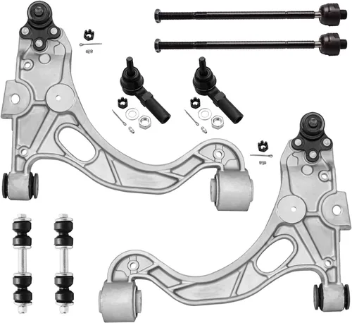 Vista 137 de Detroit Axle - Kit de brazos de control de extremo de 8 piezas para Toyota 2001-2003 Highlander 2002-2003 Camry Lexus ES300, 2 conjuntos de brazos