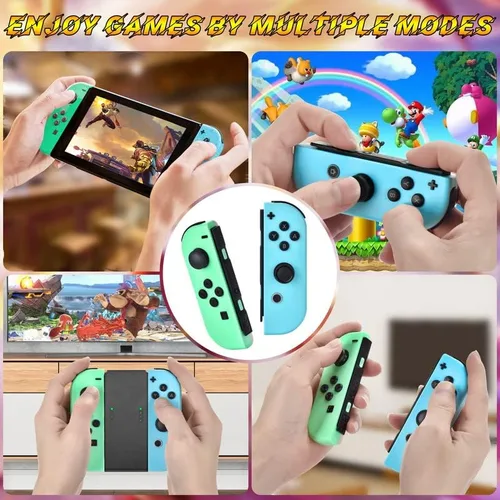 Vista 3 de GenGeLy Controllers for Nintendo Switch,Switch Controllers for Nintendo LiteOLED Console,Joypad Controls Support Motion ControlWake UpSport Game,No