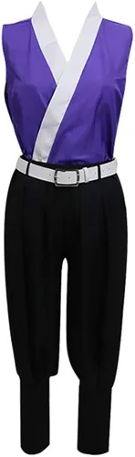 Vista 4 de Anime Cosplay Costumes Himejima Kyoumei Kimono Halloween Party