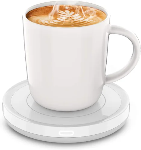 Vista 10 de BESTINNKITS Juego de calentador inteligente de taza de café, encendido/apagado automático, taza de inducción por gravedad, uso en escritorio