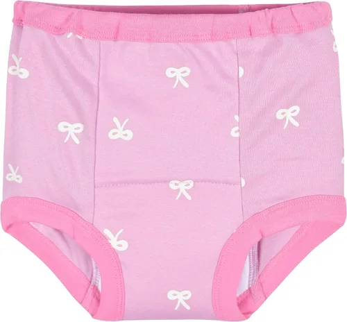 Vista 5 de Gerber Pack de 4 pantalones de entrenamiento y ropa interior para bebés y niñas